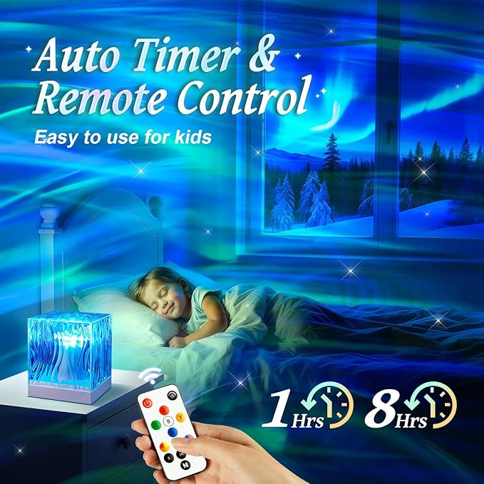 Mini Projector Shower Lamp White Noise Sound Machine for Sleep Adults, Bluetooth+15 White Noise Machine Baby Sound Machine Baby, 18 Colors Shower Light Party Lights Indoor,Remote Disco Warm Light Lamp