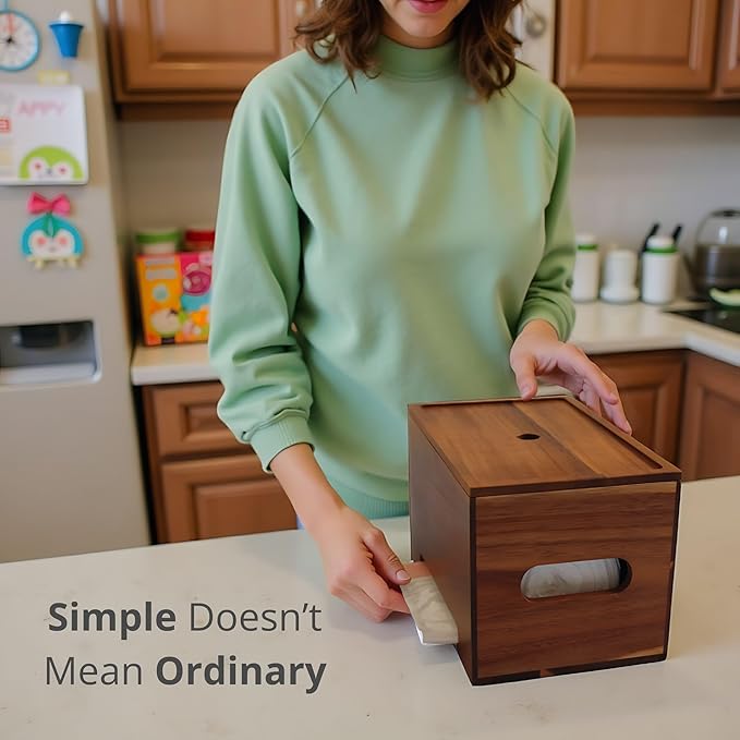 Trash Bag Holder Dispenser - Garbage Bag Holder Dispenser for Under Sink, Kitchen, and Laundry Room, Storage Organizer with Wall Mount Option