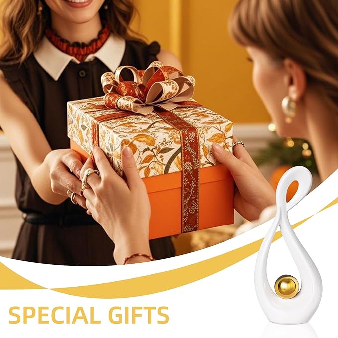 Coffee Table Sculptures Home Decor Ceramic Statue Abstract Sculpture Blue Room Decor Table Centerpieces Entry Table Decor