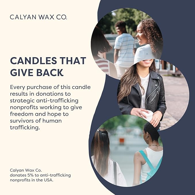 Calyan Wax Co. 2 Wick Candle, Grapefruit + Flora Scented Candle, 37 Hour Burn Time, Aromatherapy Soy Candles, Non Toxic & Vegan Soy Wax, Glass Tumbler Scented Candles, 8.8oz