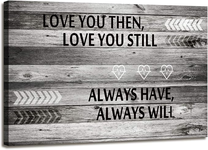 A71869 Canvas Wall Art Love You Still Large Wall Art (Ready to Hang) for Master Bedroom Wall Decor