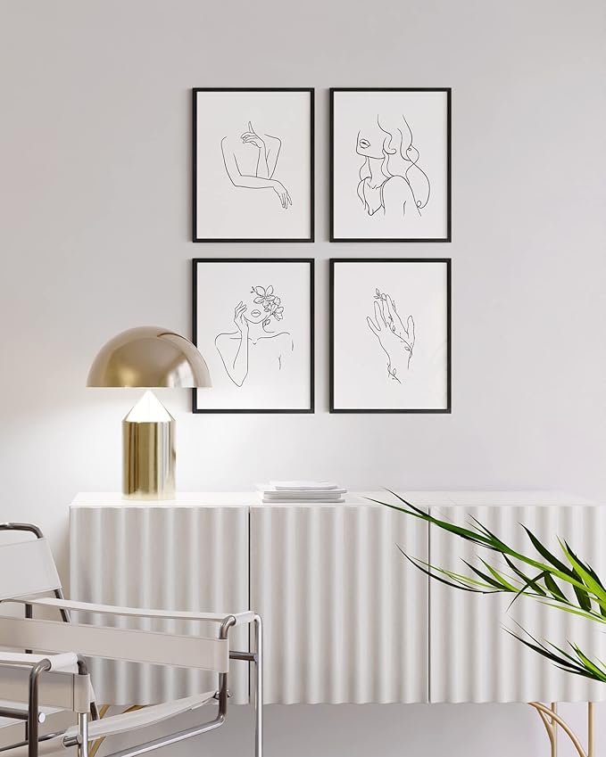 Haus and Hues 12x16 Black Oak Wood Picture Frames Set of 15 - Premium Bulk Picture Frames 12x16 Bundle - Elegant Gallery Wall Frame Set for Posters, Art Display - Ideal for Wall Decor in Home & Office