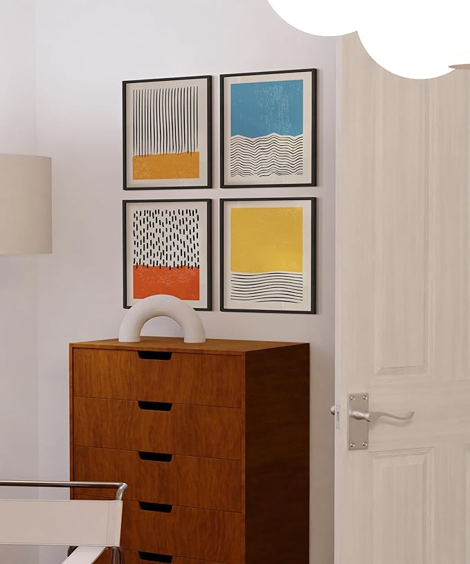 HAUS AND HUES Standalone Black Oak Frames Set of 9-12x16