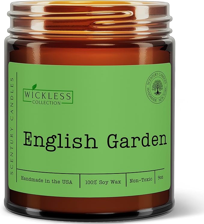 Wickless Candles for Candle Warmer Lamp, Many Scents to Choose, 100% Non-Toxic Soy Wax, Scented Candle Melts for Warming Plate, Handmade in The USA (English Garden)