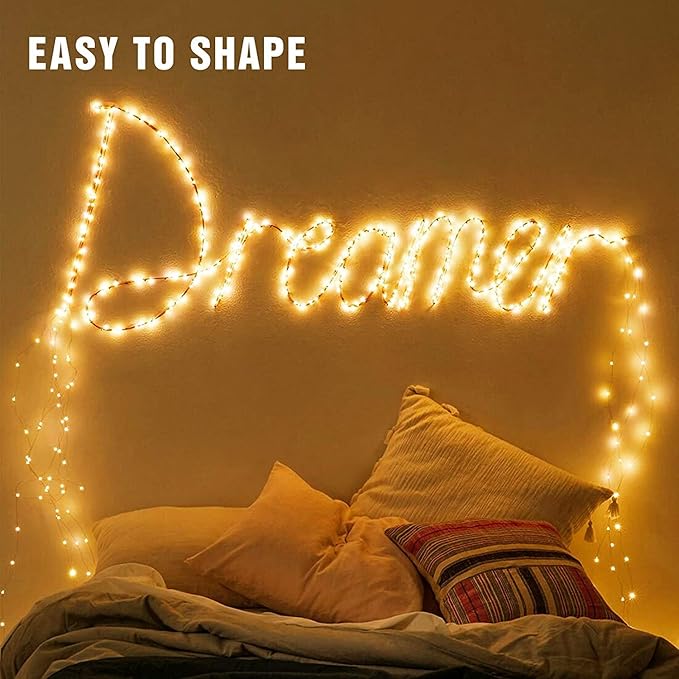 10 Pack Fairy Lights Battery Operated - 7ft 20 LED Twinkle Lights Copper Wire Mini String Lights Firefly Lights for Mason Jars DIY Crafts Christmas Centerpiece Table Decor, Warm White & Cool White