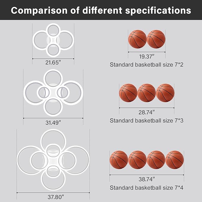 Modern LED Ceiling Light, White 4 Rings Flush Mount Ceiling Light, 4000K Lighting Fixture Ceiling Lamp for Kitchen, Bedroom, Living Room, Laundry Room