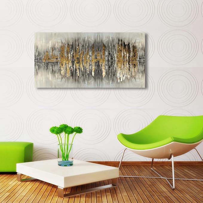 Color Block Abstract Pictures Canvas Wall Art for Living room Bedroom Wall Decor,An Inspirational Picture Wall Art Print Paitnings for home Decor,Morden Artwork Full of Imagination Line Drawing Canvas