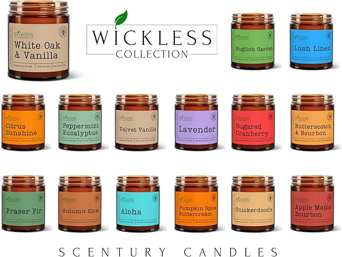 Wickless Candles for Candle Warmer Lamp, Many Scents to Choose, 100% Non-Toxic Soy Wax, Scented Candle Melts for Warming Plate, Handmade in The USA (Lavender Clear)