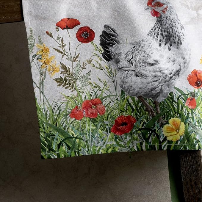 Maison d' Hermine 100% Cotton Apron for women with Pocket Kitchen Chef Apron for Men Cooking Gardening Server Waitress