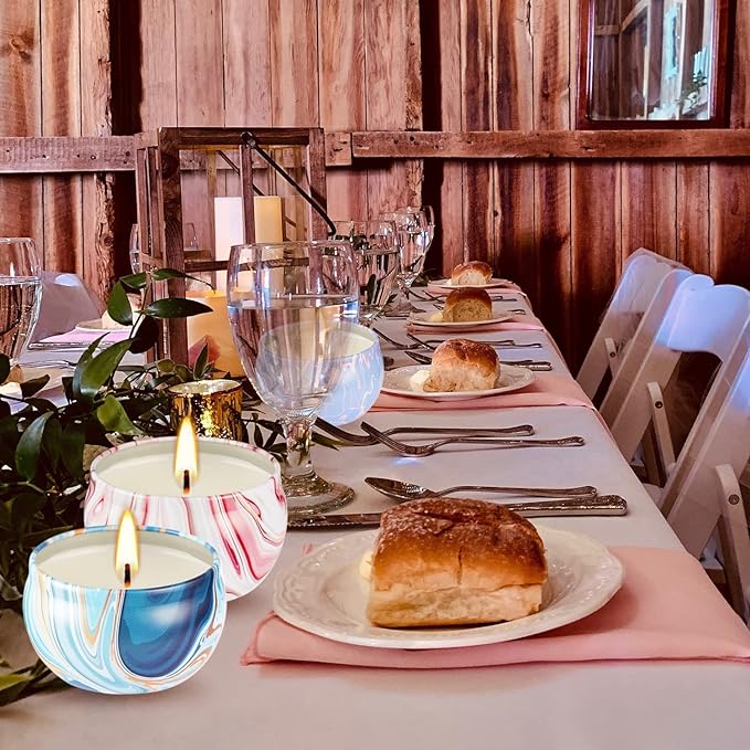 Mother's Day Scented Candles Gifts Set 16 Pack Soy Wax Travel Tin Jar Candles for Home 2.5 OZ Aromatherapy Candles for Mom for Christmas, Birthday, Thanksgiving, Mother's Dayโฆ