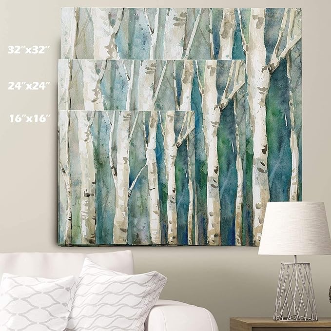 Wexford Home River Birch II' Wrapped Canvas Art Print, 40x40