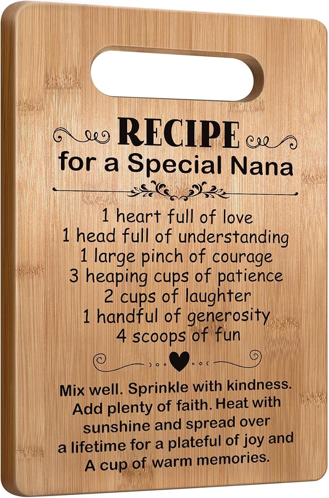 Popular Birthday Gifts for Nana, Cutting Board Gift for Nana, Cute Grandma Gifts from Grandchild, Mother's Day Gifts for Nana