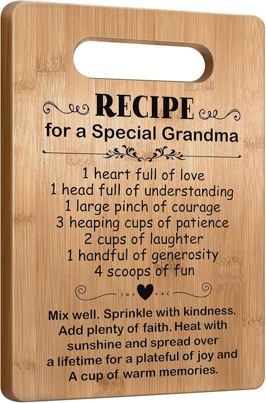 Popular Gifts for Grandma, Gifts for Grandmother Mothers Day Christmas Birthday, Cutting Board Gift for Grandma, Cute Grandma Gifts from Grandchild