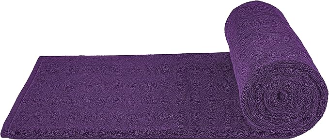 Cotton Paradise 100% Cotton 40x80 Oversized Bath Sheet, Extra Large Turkish Bath Towels for Bathroom, Purple Bathsheet