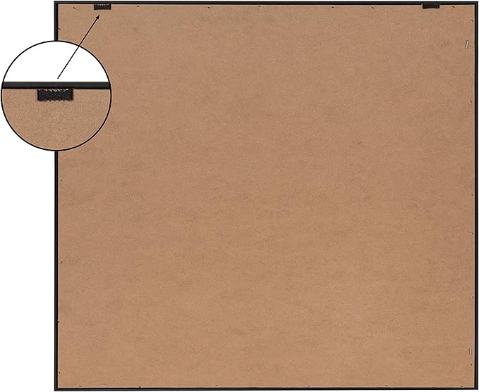 Kate and Laurel Sylvie Sketchy Dahlias Framed Canvas Wall Art by Maria Filar, 24x24 Black, Chic Floral Art for Wall