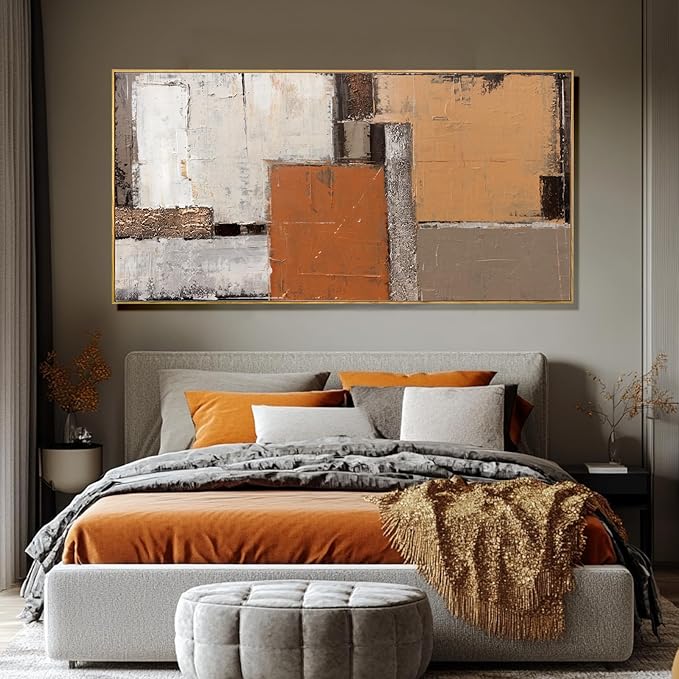 SDYA Yellow Canvas Decor Colorful Abstract Wall Art 29"x58" Decorations for Living Room Wall Decor Dining Room Modern Posters for Bedroom