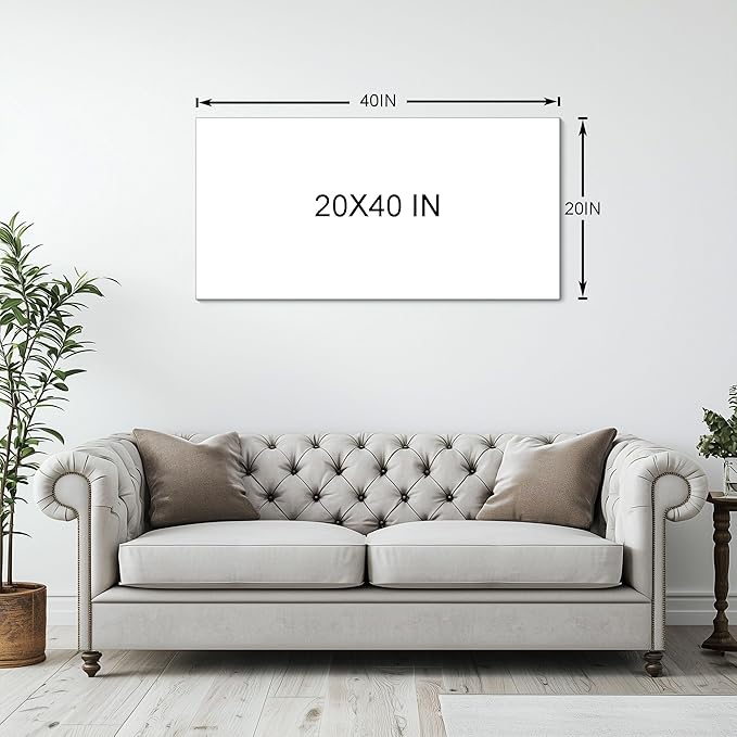 YCPRIMER Large Beach Wall Art for Living Room Coastal Picture for Bed Room Ocean Landscape Canvas Art Wall Decor Blue Seaside Painting Artwork for Home Bedroom Office Decoration