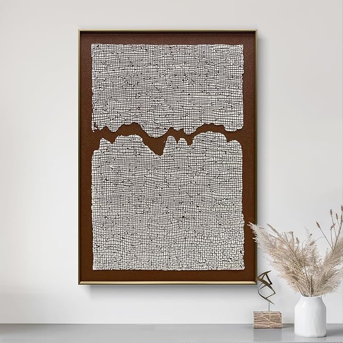 BrightA Multi-Scene Canvas Wall Art for Living Room Bedroom Office Framed Modern Paintings Abstract Large Wall Canvas Decor with Oil Texture 27.6"x39.3"