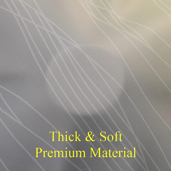 Ombre Gray and Yellow Blackout Curtains 63 Inch Length 2 panels, Full Room Darkening Curtains for Kids Room, Grommet Thermal Insulated Gradient Drapes, Light Blocking Curtains for Bedroom, 42x63 Inch