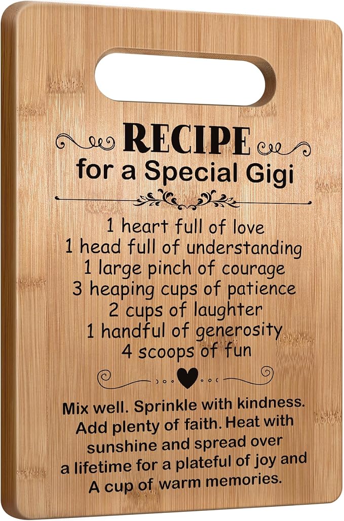 Busy Gaming Life Popular Gigi Gifts, Cutting Board Gift for Gigi, Cute Grandma Gifts from Grandchild, Mother's Day or Birthday Gifts for Gigi