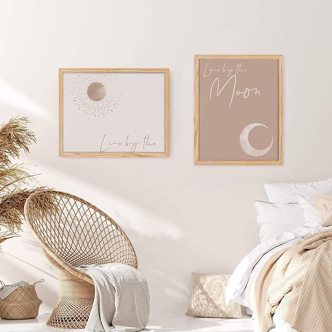 11x14 Picture Frame, Solid Oak Wood 11"x14" Photo Frame, 11 x 14 Frame for Wall, 11 x 14 Picture Frame With Mat for 8x10, Real Tempered Glass, 11 by 14 Wood Frame (Natural Oak Color, 1 Pack)