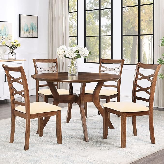 Smiry Velvet Seat Covers for Dining Room Chair Set of 6, Stretch Fit Removable Washable Chair Seat Cushion Protector Slipcovers with Ties, Cream