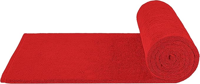 Cotton Paradise 100% Cotton 40x80 Oversized Bath Sheet, Extra Large Turkish Bath Towels for Bathroom, Red Bathsheet