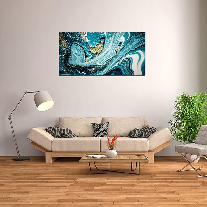 XXMWallArt FC2775 Abstract Texture Wall Art Marble Vortex Canvas Prints Painting for Living Room Bedroom Kitchen Home and Office Wall DecorWall Decor Home Decor