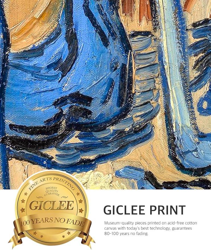 DECORARTS - Tree Roots (3 Piece Set), Vincent Van Gogh Art Reproduction. Giclee Canvas Prints Wall Art for Home Decor. 24x30, 3pcs/set