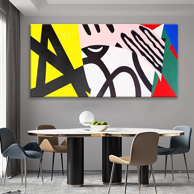 Large Abstract Wall Art For Living Room Prints Artwork Abstract Canvas Art Wall Decor Colorful Wall Art Modern Painting Wall Decor Picture For Bedroom Hotel Office Home Wall Artwork 29x58 Inch