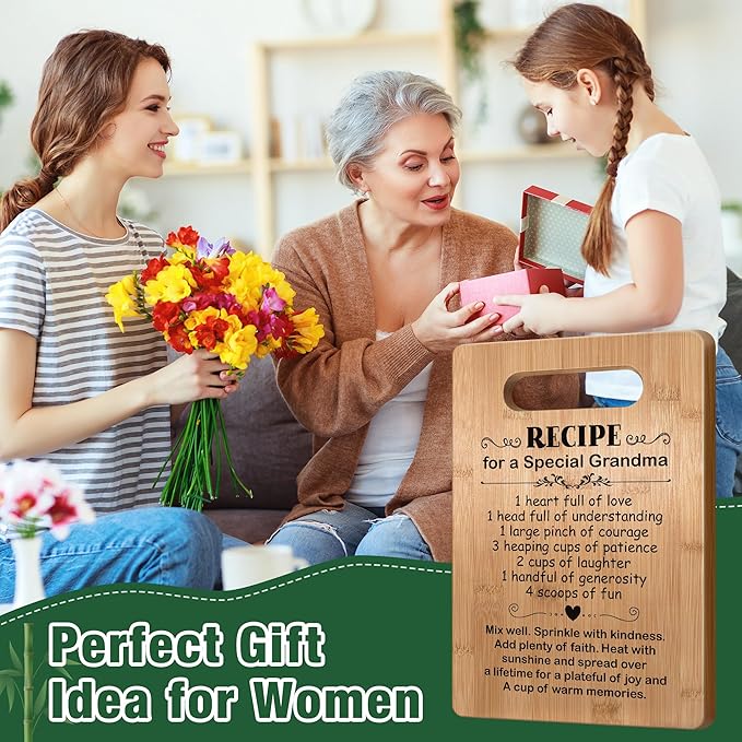 Popular Gifts for Grandma, Gifts for Grandmother Mothers Day Christmas Birthday, Cutting Board Gift for Grandma, Cute Grandma Gifts from Grandchild