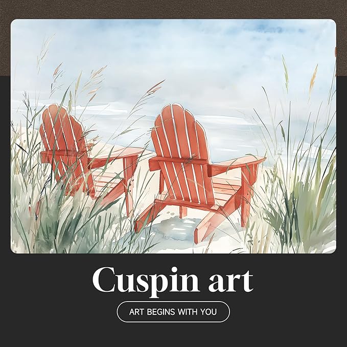 Framed Coastal Colorful Coral Wall Art for Living Room, 3 Piece Beach Ocean Seascape Artwork for Walls, Large Watercolor Marine Plants Pictures Prints for Bedroom Hallway Kitchen Wall Decor, 16x24 In