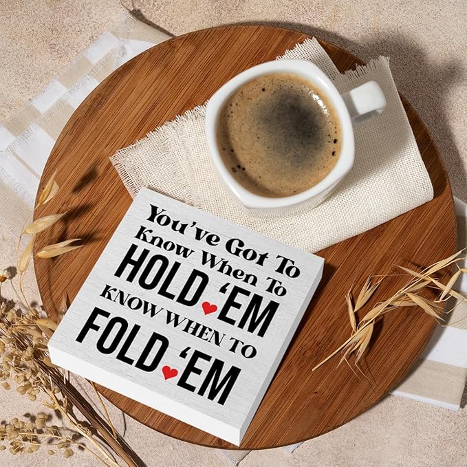 Inspirational Funny Quotes Rustic Wooden Box Sign Desk Decor Office Family Supplies Desk Accessories for Table Shelf Home Bedroom Living Room Farmhouse Room Decorations Wood Block Plaque Box Sign