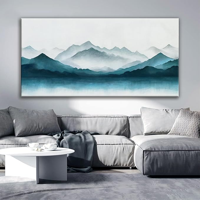 TAIJXAGSG Large Abstract Wall Art For Living Room Decor Dark Wall Art Painting Prints Minimalist Abstract Art Prints Modern Canvas Art Wall Decor Pictures For Bedroom Kitchen Office Artwork 29" × 58"