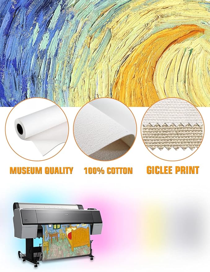 DECORARTS - Bedroom in Arles (Third version), Vincent Van Gogh Art Reproduction. Giclee Canvas Prints Wall Art for Home Decor 30x24