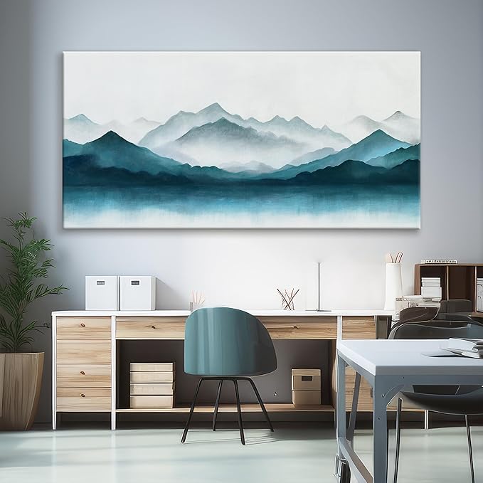 TAIJXAGSG Large Abstract Wall Art For Living Room Decor Dark Wall Art Painting Prints Minimalist Abstract Art Prints Modern Canvas Art Wall Decor Pictures For Bedroom Kitchen Office Artwork 29" × 58"