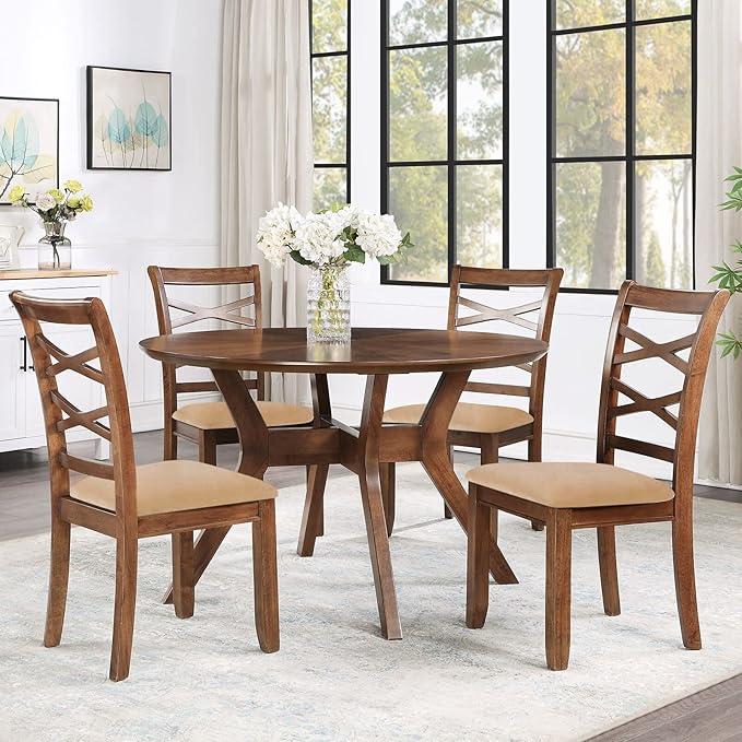 Smiry Velvet Seat Covers for Dining Room Chair Set of 2, Stretch Fit Removable Washable Chair Seat Cushion Protector Slipcovers with Ties, Beige