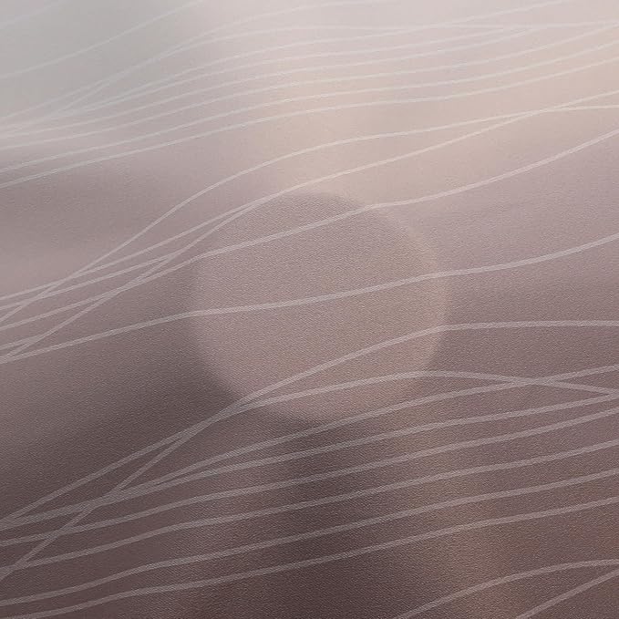 Estelar Textiler Brown and Greyish White Gradient Blackout Curtains 102 Inches Long for Bedroom, Thermal Insulated Full Room Darkening Ombre Grommet Drapes for Living Room, 52Wx102L, 2 Panels