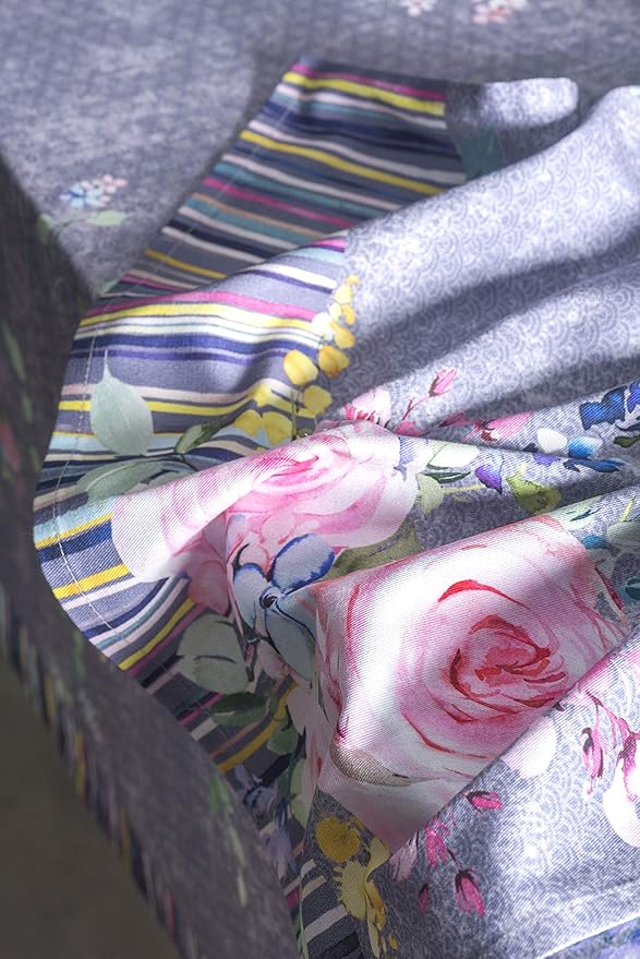 Maison d' Hermine Cloth Napkins Set of 4 100% Cotton Everyday Reusable Square Napkins Cloth Washable, Dinner, Party, Wedding, Restaurant, Spring/Summer (Sweet Rose Lavender - Lush, 20" x 20")