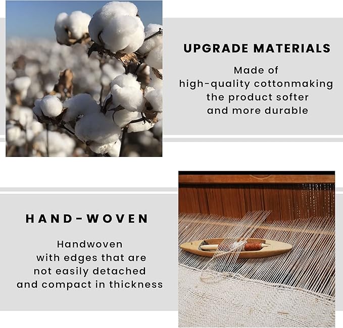 SEEKSEE Cotton Buffalo Plaid Rug 4'x6' Gray and White Checked Rug Washable Doormats Indoor Outdoor Rugs for Layered Front Door Mats, Porch, Kitchen, Farmhouse, Entryway