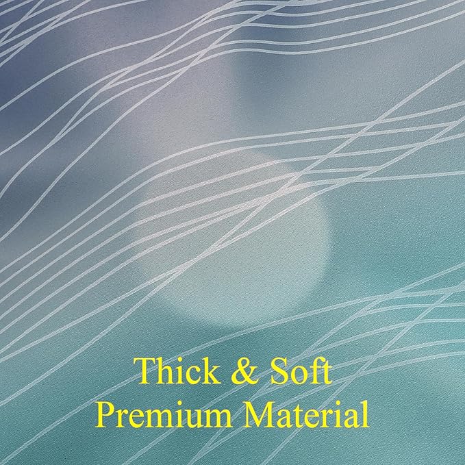 Estelar Textiler Navy Blue and Teal Gradient Blackout Curtains 102 Inches Long for Bedroom, Thermal Insulated Full Room Darkening Ombre Gray Grommet Drapes for Living Room, 52Wx102L, 2 Panels