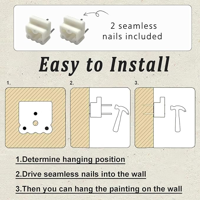 KBKBART Vintage Wall Art, Retro European Village Country Framed Canvas Art Prints Painting Farmhouse Decor, Rustic Impressionism Scenic Landscape Wall Decor for Bathroom, Bedroom Living Room, Vintage Wall Decor(12"x16")