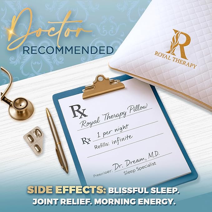 Royal Therapy Body Pillow for Adults – 20x54 Full Body Pillow for Side Sleeper, Pregnancy, Back Pain & Maternity – Memory Foam Long Bed Pillow with Cooling Bamboo Rayon Cover