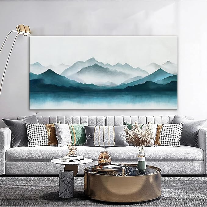 TAIJXAGSG Large Abstract Wall Art For Living Room Decor Dark Wall Art Painting Prints Minimalist Abstract Art Prints Modern Canvas Art Wall Decor Pictures For Bedroom Kitchen Office Artwork 29" × 58"