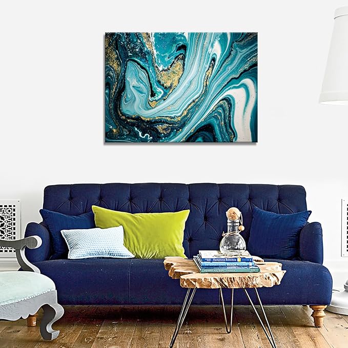 XXMWallArt FC2781 Abstract Texture Wall Art Marble Vortex Canvas Prints Painting for Living Room Bedroom Kitchen Home and Office Wall DecorWall Decor Home Decor