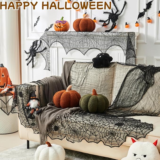 Fall Decor Pumpkin Pillow, 2 Pcs Halloween Pumpkin Shaped Throw Pillow 11.8 x 6 Inch Fall Decorations Pumpkin Decor for Halloween Thanksgiving Bedroom Sofa Couch
