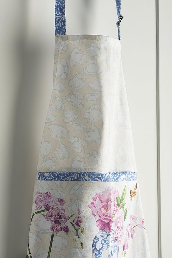 Maison d' Hermine 100% Cotton Apron for women with Pocket Kitchen Chef Apron for Men Cooking Gardening Server Waitress