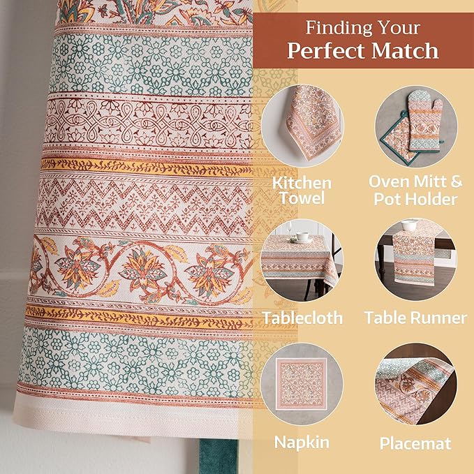 Maison d' Hermine 100% Cotton Apron for women with Pocket Kitchen Chef Apron for Men Cooking Gardening Server Waitress