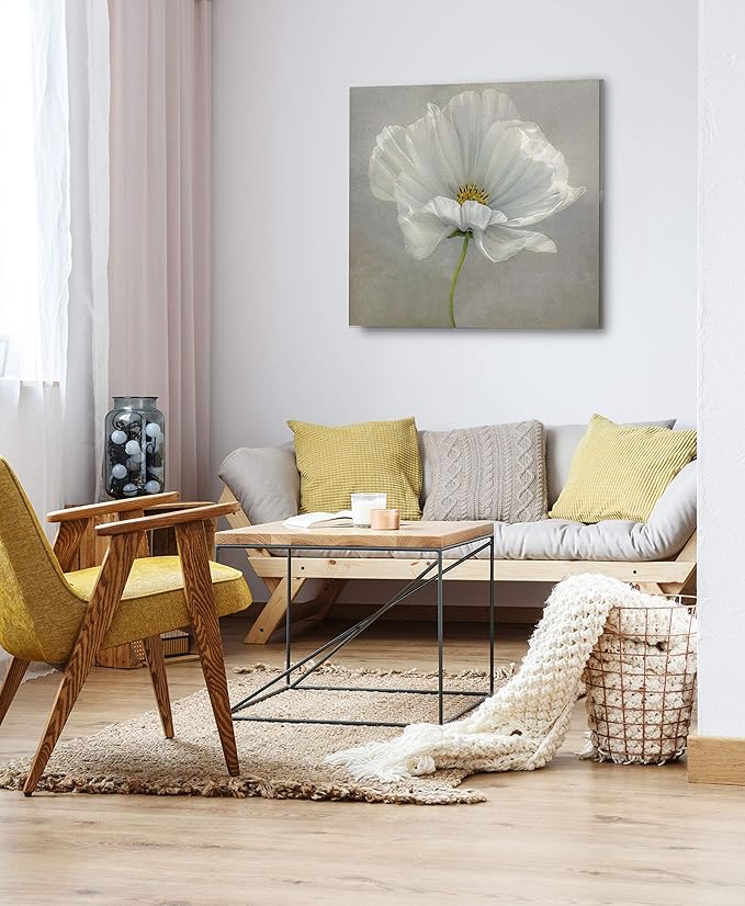 Wexford Home Daisy Detail II Gallery Wrapped Canvas Wall Art, 16x16