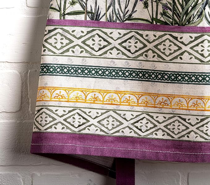 Maison d' Hermine 100% Cotton Apron for women with Pocket Kitchen Chef Apron for Men Cooking Gardening Server Waitress